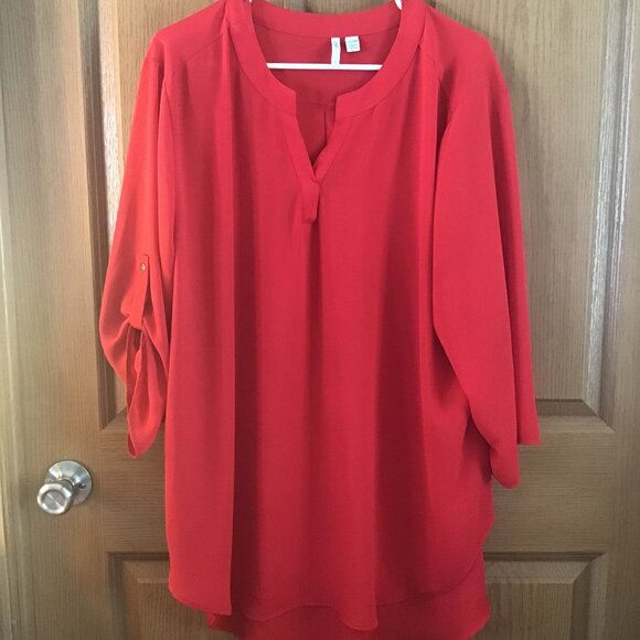 Cato Red Blouse - Picture 1 of 3